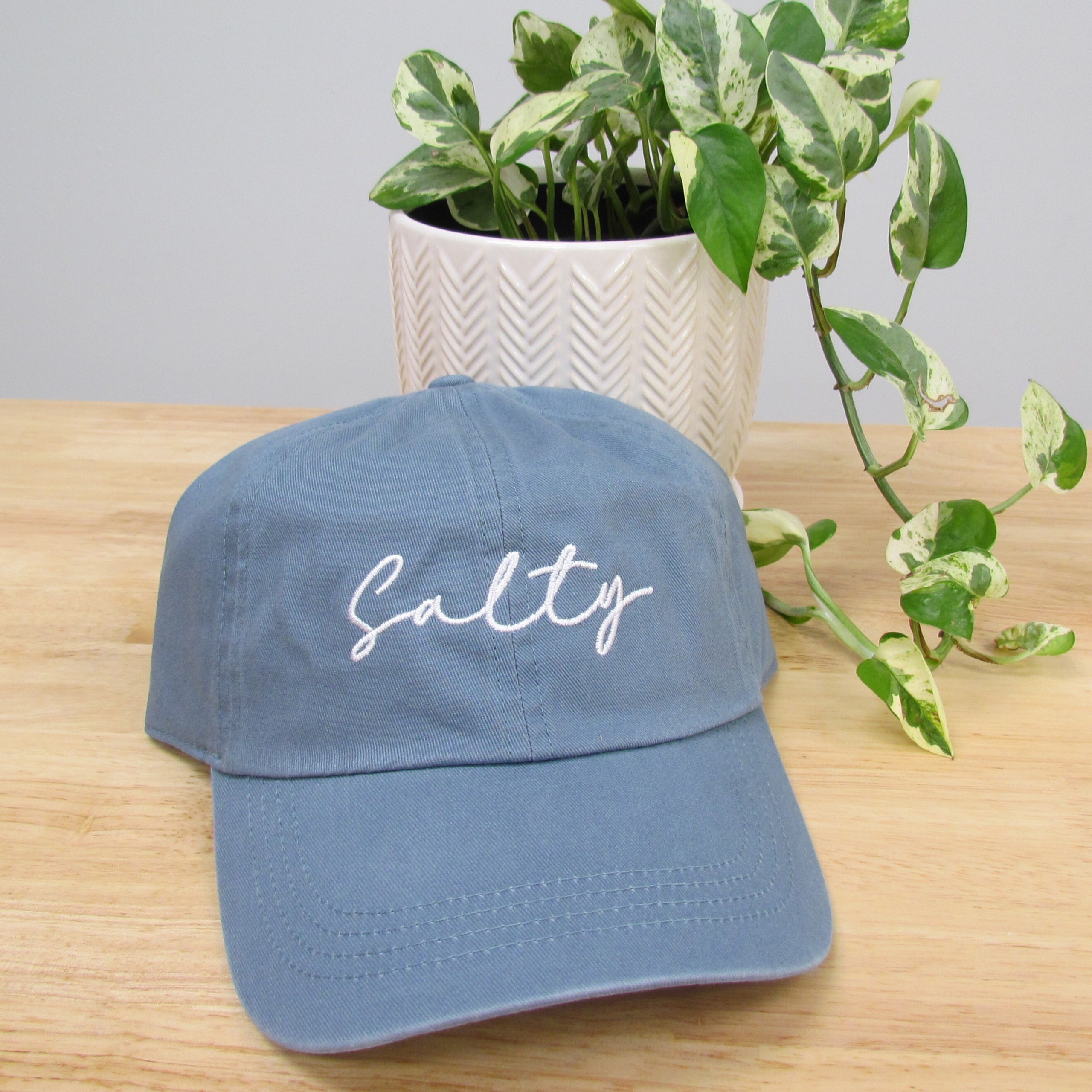 salty baseball cap