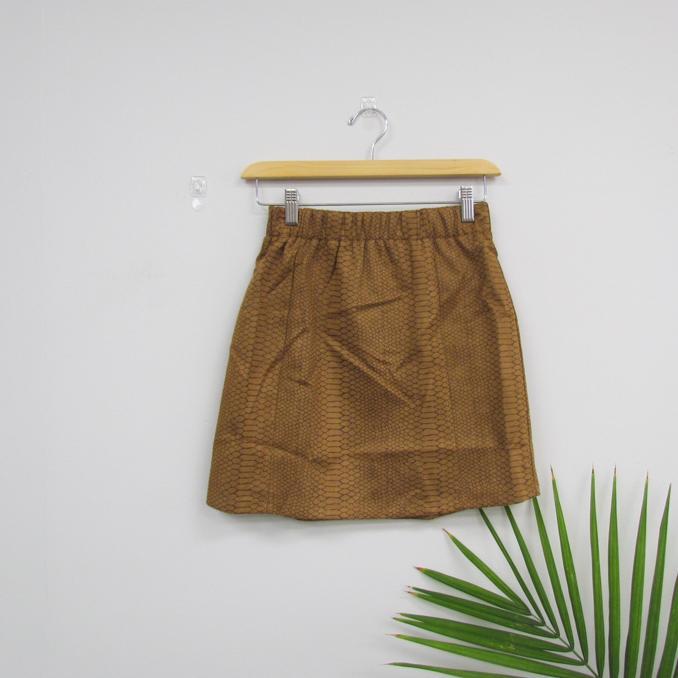 suede mini skirt